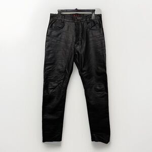 VTG Genuine Leather Nashville Leather Company Rock Pants Sz 36 Men Boho Festival